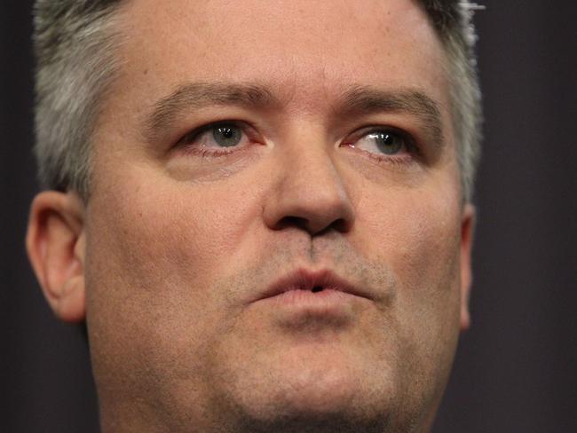 Hard sell ... Finance Senator Mathias Cormann has not ruled out an ad to sell the Budget.