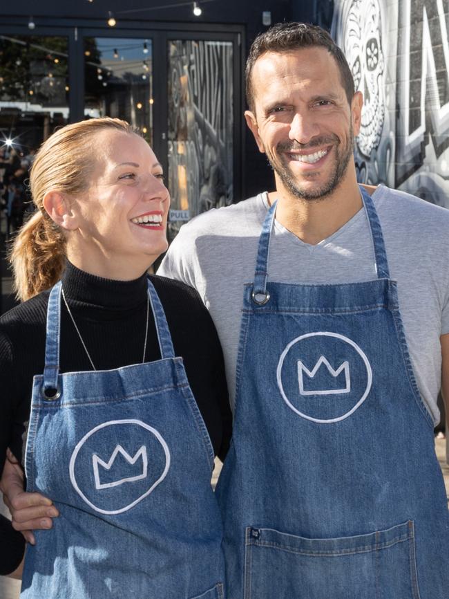 King of the Castle Cafe’s Gemma + Nick Watts. Photo: Ginger + Mint