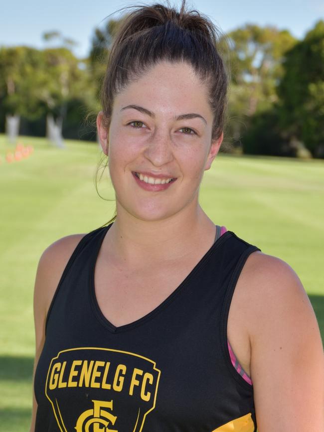 Glenelg’s Ellie Kellock. Picture: Gordon Anderson