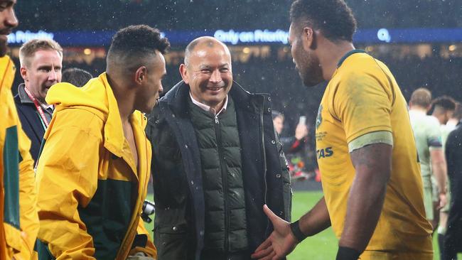Eddie Jones will remain in charge of England until 2021.