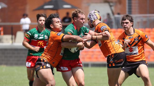 WM Seagulls 6. Jeremy Trappett, Auswide Bank Mal Meninga Cup, Tigers vs WM Seagulls, Totally Workwear Stadium, Brisbane. Picture: Liam Kidston.