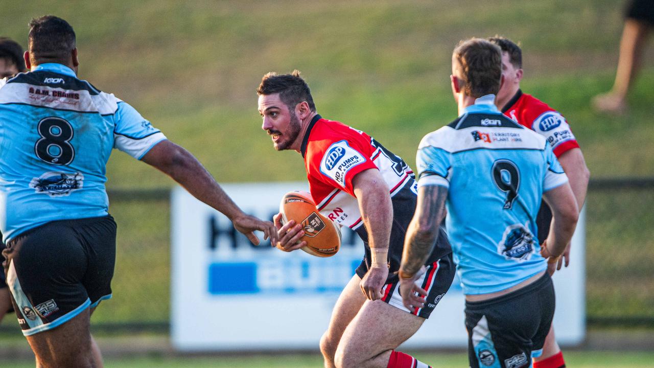 Brody Race as the Litchfield Bears take on Northern Sharks in the 2023 NRL NT grand final. Picture: Pema Tamang Pakhrin