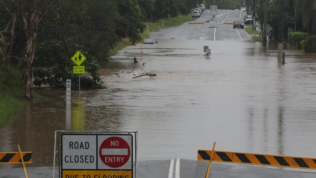 Flood warnings have been issued for the Pimpama, Coomera and Mudgeeraba Rivers, and the Tallebudgera and Currumbin creeks. Picture: Glenn Hampson