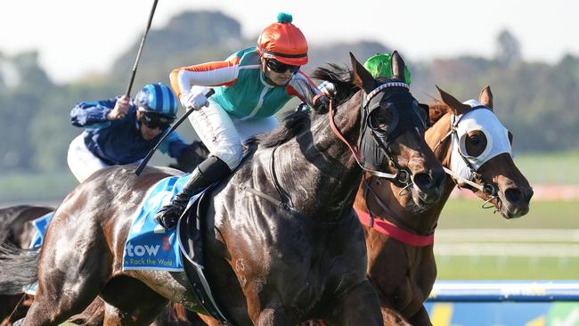 Matriarch Rose, ridden by Jaylah Kennedy, wins at Sandown on Saturday. Picture: Scott Barbour / Racing Photos