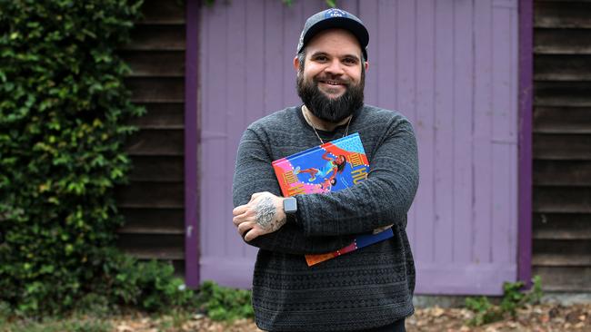 Author, hip-hop artist and actor Adam Briggs, who is publishing a children's book, 'Our Home, Our Heartbeat, adapted from Briggs’s celebrated song 'The Children Came Back’ Picture: Jane Dempster