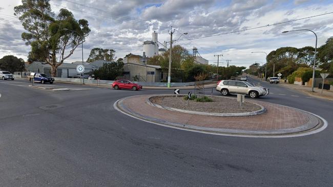 The intersection of Callington Rd and East Tce, Strathalbyn, where a cyclist suffered critical injuries in a crash before dying in hospital on Wednesday, January 22. Picture: Google