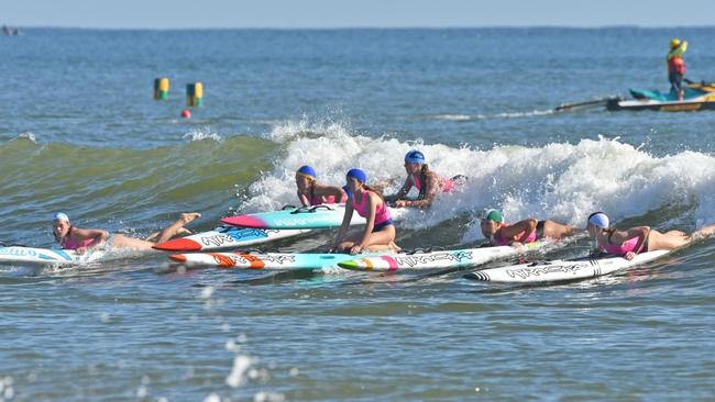 There were a few nice waves on the Gold Coast to make the racing interesting. Pic: HarvPix