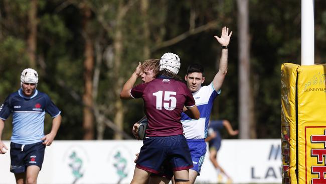 Action from the Queensland Reds v New South Wales Waratahs Under 19s clash. Pic credit: Kev Nagle.