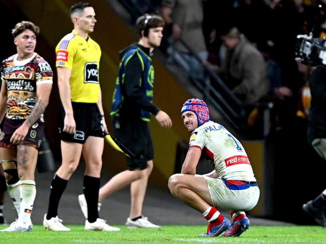 Kalyn Ponga and the Knights were just pipped by the Broncos. Picture: Getty Images