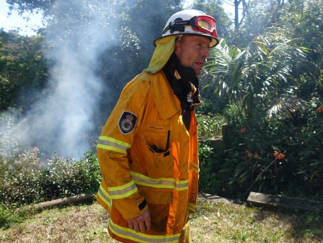 Tony Abbott has also volunteered as a firefighter for 14 years. Picture: ABC/Ben Worsley