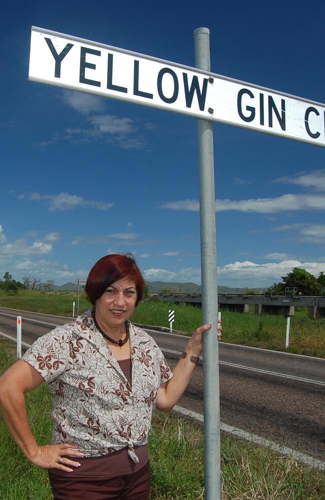 Ongoing debate: In 2009 Burdekin Mayor Lyn McLaughlin said Yellow Gin Creek could be named after the alcoholic beverage gin which turns yellow when aged in oak. Photo: John Andersen