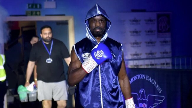 Boxer Sherif Lawal. Photo: Instagram, Philip Sharkey https://www.instagram.com/sharkey.philip/?ref=blog.