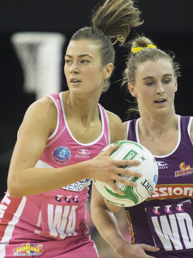 Emily Beaton playing in the 2013 grand final. Picture: AAP Image/Ben Macmahon