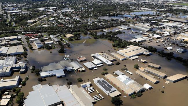 The area around Rocklea and Archerfield is particularly bad for flooding on Tuesday. Photo: Adam Head