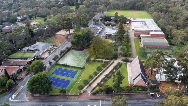 St Peter’s Girls’ from the air.