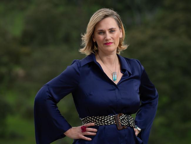 5th September 2024 - SA WEEKEND - Mia Handshin was an up and coming Labor star and has recently started the female empowerment podcast and networking community called the Oyster Sisters, with Taryn Brumfitt (Oz of the Year) and Dr Gemma Munro. Photo: Naomi Jellicoe