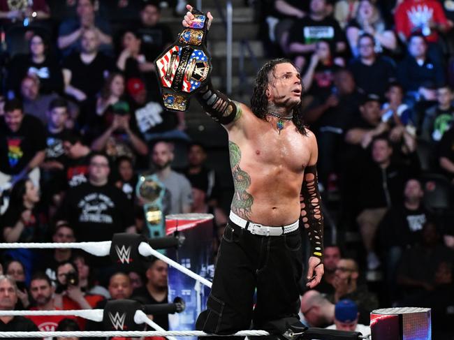 Supllied images of  United States Champion Jeff Hardy. Photo Credit 2018 WWE, Inc