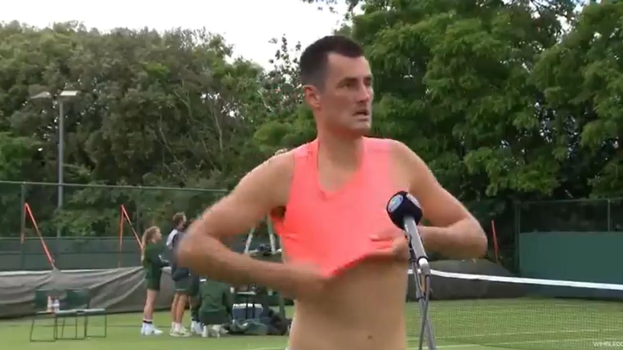 Wimbledon 2021 Bernard Tomic qualifying draw, results, TV interview, news