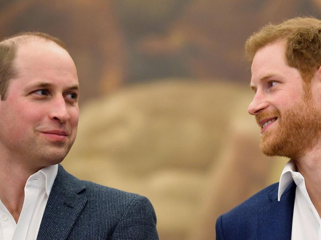 Prince William’s briefing to the press that he was worried about his brother infuriated Prince Harry. Picture: Toby Melville / POOL / AFP.