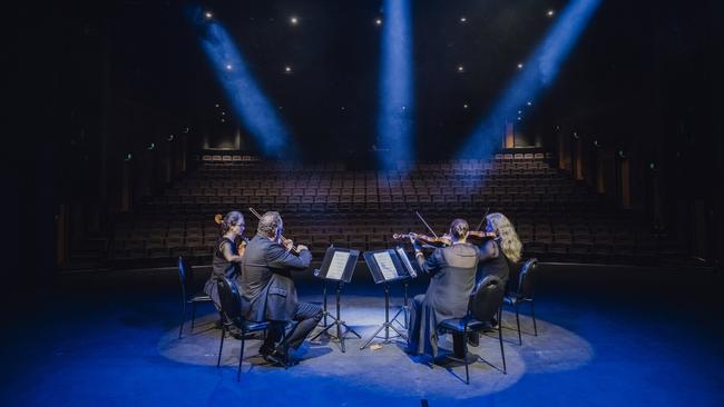 Acacia Quartet performing in 2021. Picture: Little Image Co