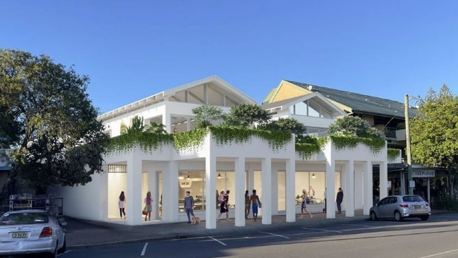 A $5 million commercial site revamp has been proposed for Fingal Street, Brunswick Heads. Picture: Photomontage