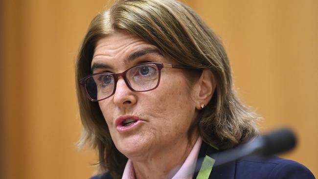 Governor of the Reserve Bank of Australia Michele Bullock has left interest rates on hold at 4.35 per cent today. Picture: NCA NewsWire / Martin Ollman