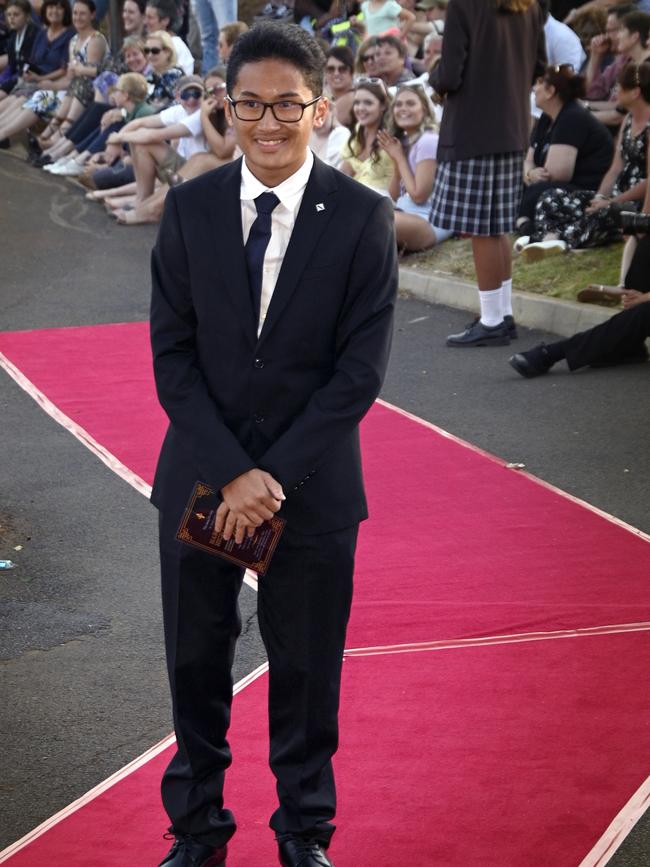 Harristown High School formal 2020 at Highfields Cultural Centre. Thomas Hoang.