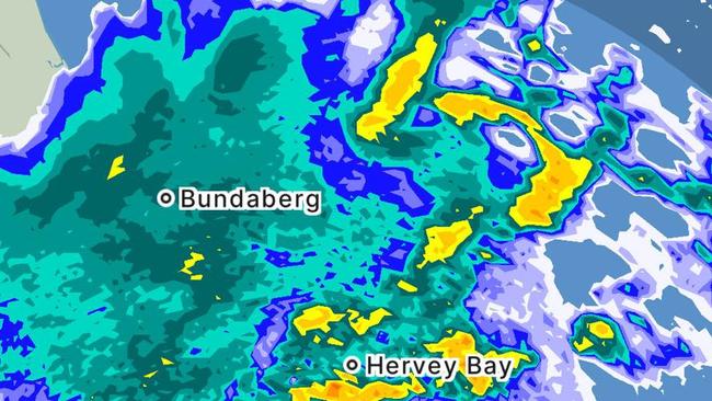 Bundaberg is expecting up to 150mm of rain in the next 48 hours.