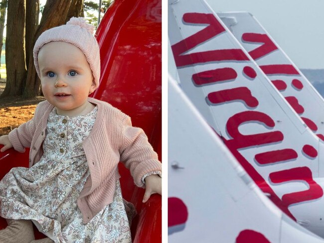 Ava's daughter lost most of her clothes after Virgin lost the pair's luggage between flights. Picture: Ava Downs / Jenny Evans. Source: Supplied / Newswire