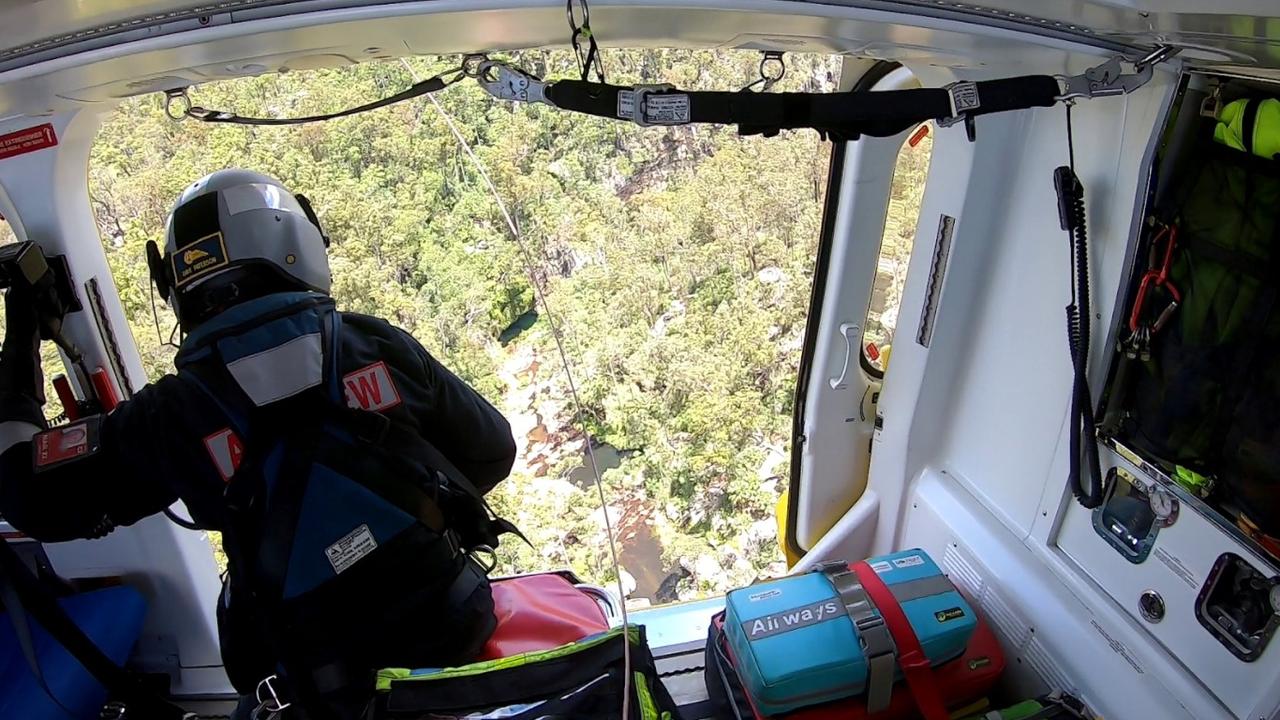 RACQ Capricorn Rescue was tasked to the scene on Sunday morning. Photo: RACQ Capricorn Rescue