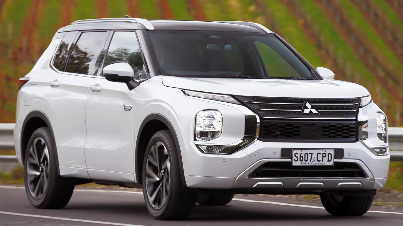 The Outlander PHEV can do the average urban commute on electrical power alone. Picture: Supplied.