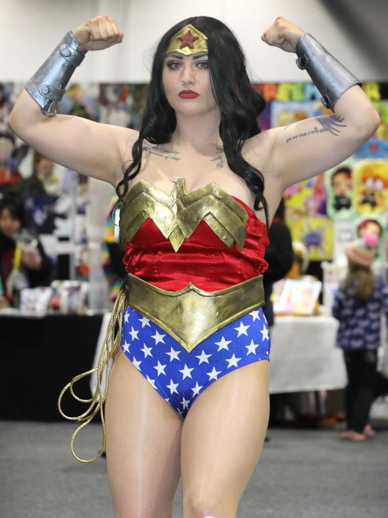 Supanova Comic Con at Adelaide Showground. Xen Amaterasu (Wonder Woman). Picture: Dean Martin