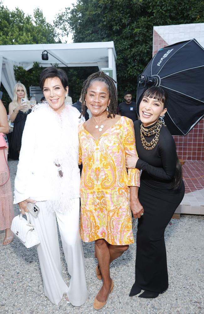 Kris Jenner, Doria Ragland, and Kim Kardashian attend the TIAH 5th Anniversary Soiree at Private Residence. Picture: Stefanie Keenan/Getty Images for This Is About Humanity