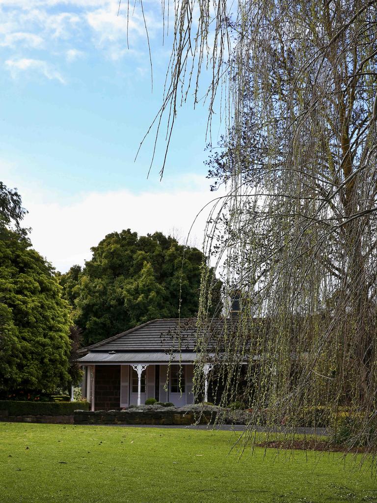 The estate is also rich in history with the main homestead built from the recycled bluestone of an old flour mill that was once situated along the banks of the river. Picture: Andy Rogers