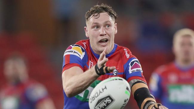 Mr Versatility, Kurt Mann, spent time at hooker for Newcastle in 2020. Picture: Ashley Feder/Getty Images