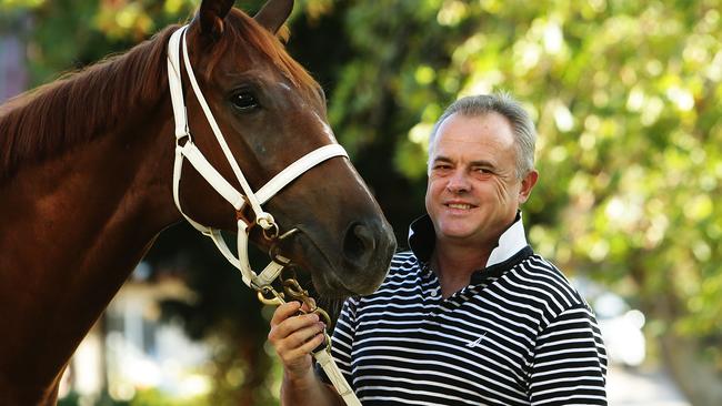 Lee Curtis is happy for Press Report to fly under the radar at Rosehill. Picture: Brett Costello