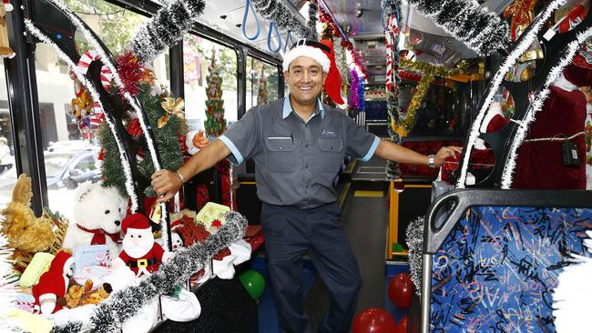 Christmas buses bring some festive cheer to passengers | Daily Telegraph