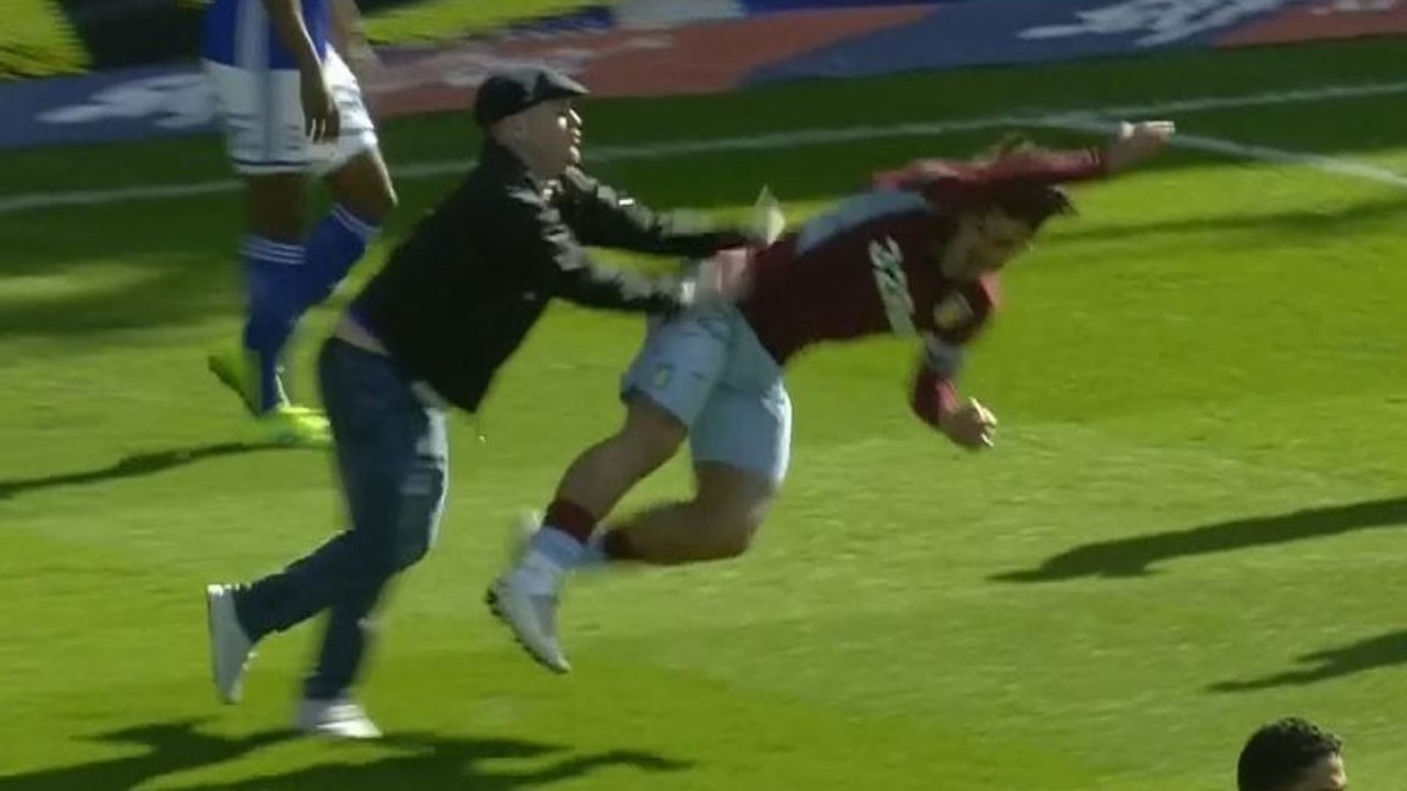 Paul Mitchell punched Jack Grealish on the pitch in 2019.