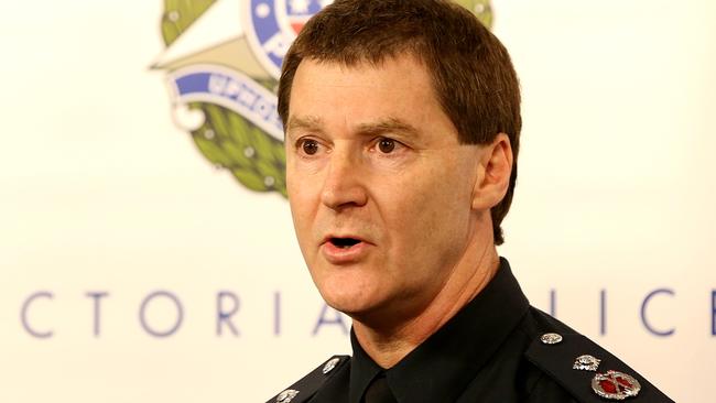 Specialist Operations Deputy Commissioner Shane Patton is confident police have disbanded Melbourne’s notorious Apex gang. Picture: Mark Stewart