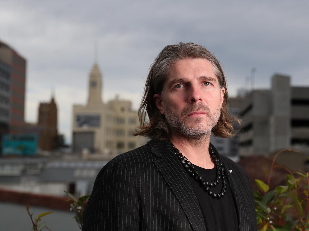 Leigh Carmichael creative director of Dark Mofo arts festival in Tasmania is stepping down from his role after guiding the festival for many years. Picture: Nikki Davis-Jones