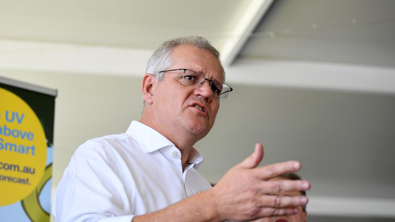 Scott Morrison has urged Australians to take the Doherty Institute’s modelling of 200,000 Covid-19 cases a day with a grain of salt. Picture: NCA NewsWire / Dan Peled