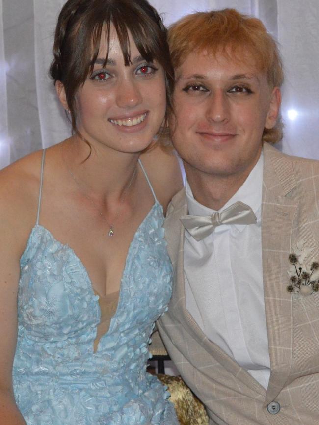 Ellah Mead and William Peters enjoy the Nanango State High School 2023 formal on the night of Friday September 8, 2023.