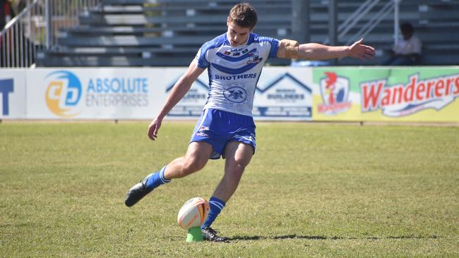 Tom Duffy in Ignatius Park's round five clash with Rockhampton Grammar School in the Aaron Payne Cup, July 28, 2021. Picture: Matthew Forrest