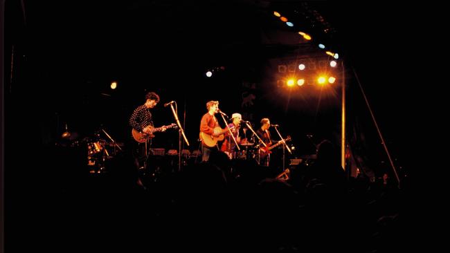 Crowded House at the festival in 1992.