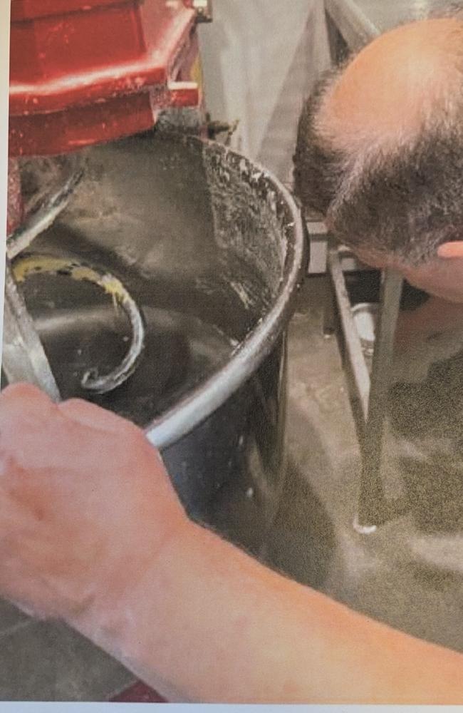 Pictures captured by City of Gold Coast Environmental Health Officers of dirty conditions inside former Mermaid Beach bakery Pane Organico. Picture: Supplied