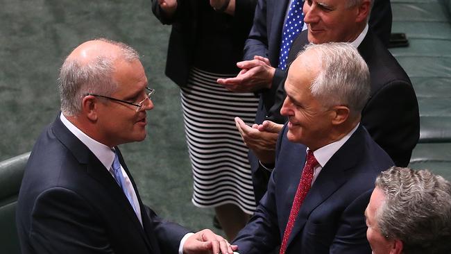 Scott Morrison has fashioned himself as the Big Mac Treasurer, offering a $10-a-week burger-and-milkshake tax cut for low- and middle-income earners. Picture: Kym Smith