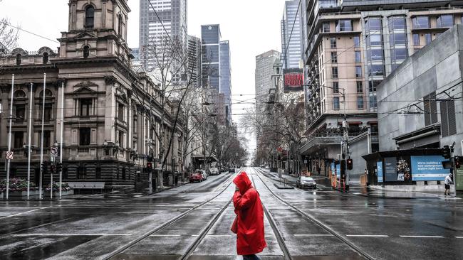 As much of the world opens up, Melbourne is still in lockdown. Picture : NCA NewsWire / Ian Currie