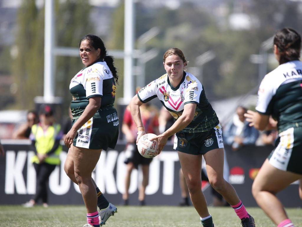 Koori Knockout - Day 4 Womens GF Redfern All Blacks v Bourke Warriors Monday, 7 October 2024 Hereford St, Bathurst NSW 2795, Australia, Picture Warren Gannon Photography