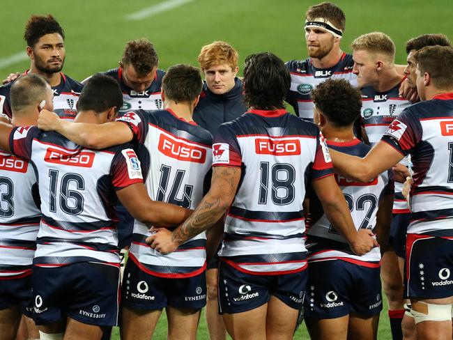 The Melbourne Rebels should be the team to go if Australia has to cull a Super Rugby franchise. Picture: George Salpigtidis