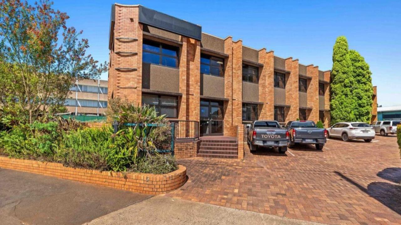 A two-storey commercial building on the corner of Kitchener and Clopton streets in East Toowoomba has been listed for sale through LJ Hooker Commercial.